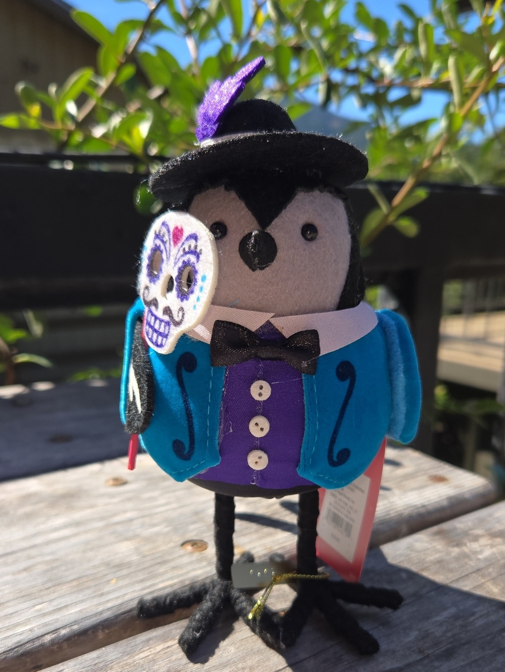 2026 Target Featherly Friends Dia De Muertos Felt Bird Catrin